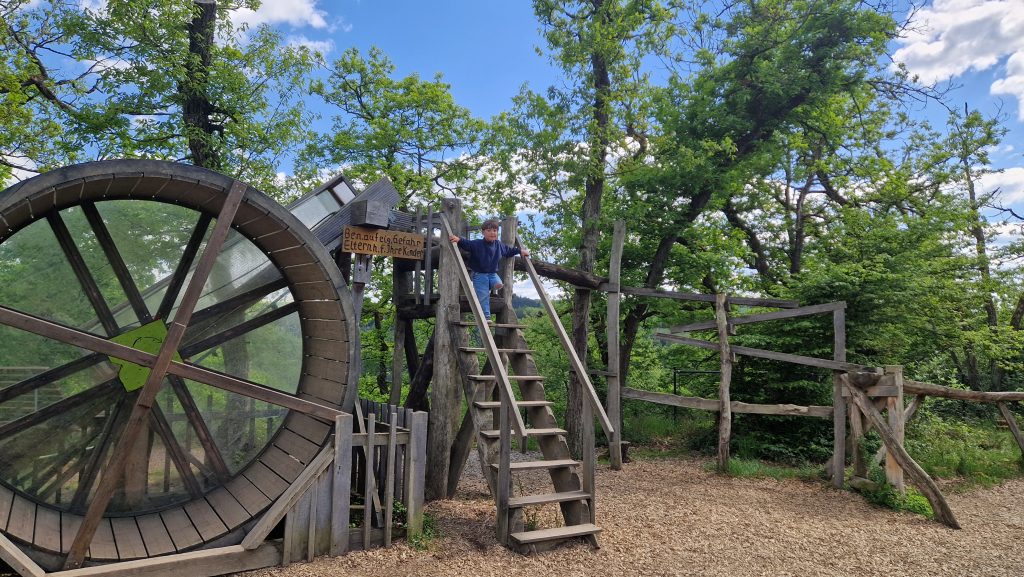 Toffe kogelbaan in Duitsland, het dunnbachpfad kugelbahn