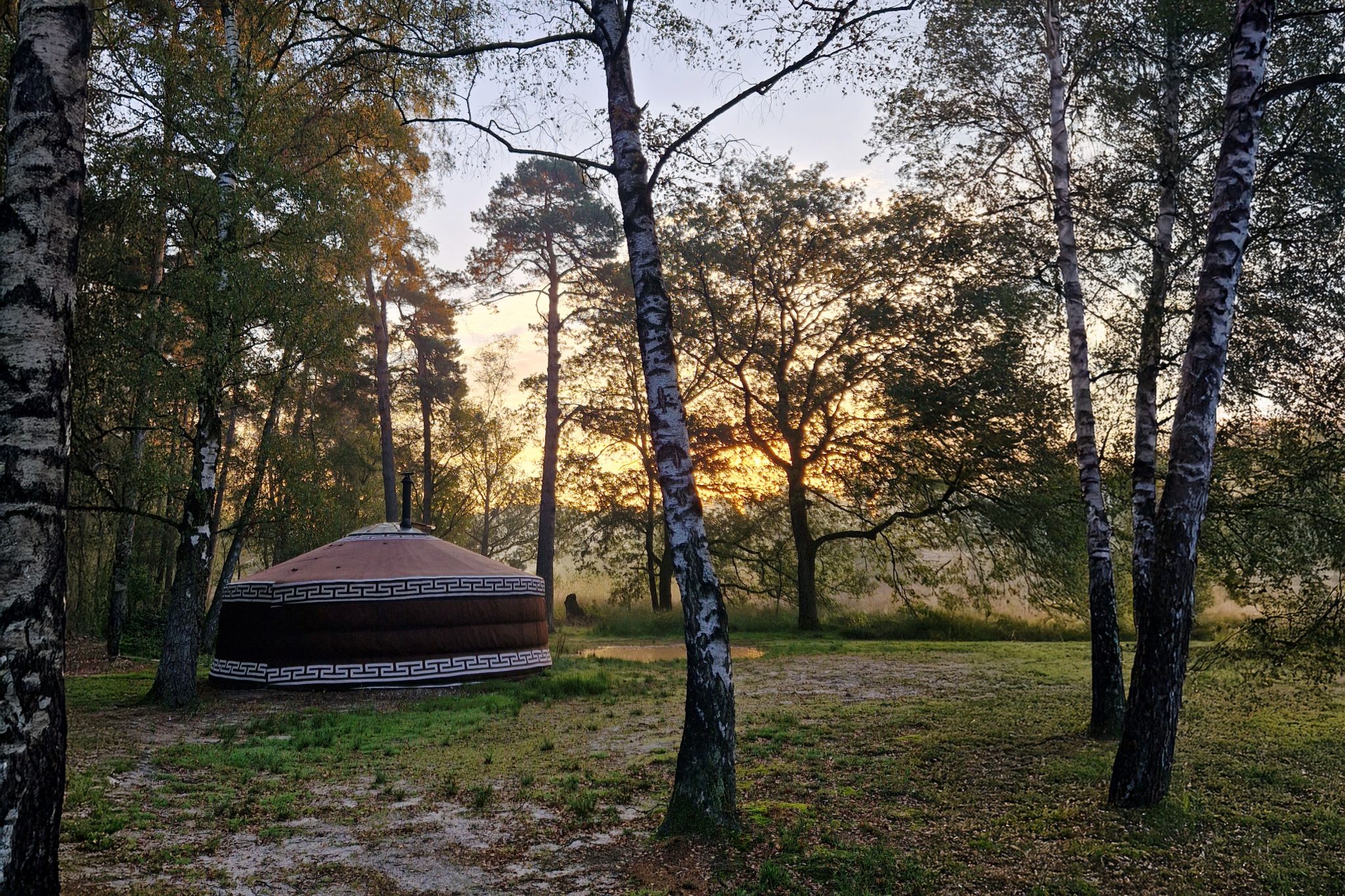 Camping Meuleman in de Lutte. Slapen in een yurt
